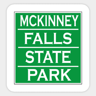 MCKINNEY FALLS STATE PARK Sticker